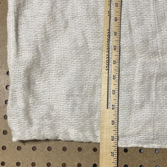 CP Shades Sibella Shirt Womens Medium Ivory Round Neck Top Linen Relaxed USA - Picture 8 of 9